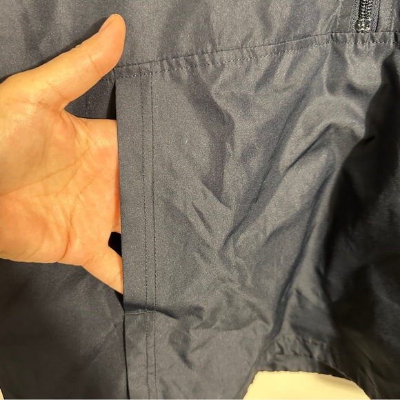 Syracuse Univ. sz M 1/4 zip windbreaker, unlined, hooded, collegiate, layer - Picture 4 of 10